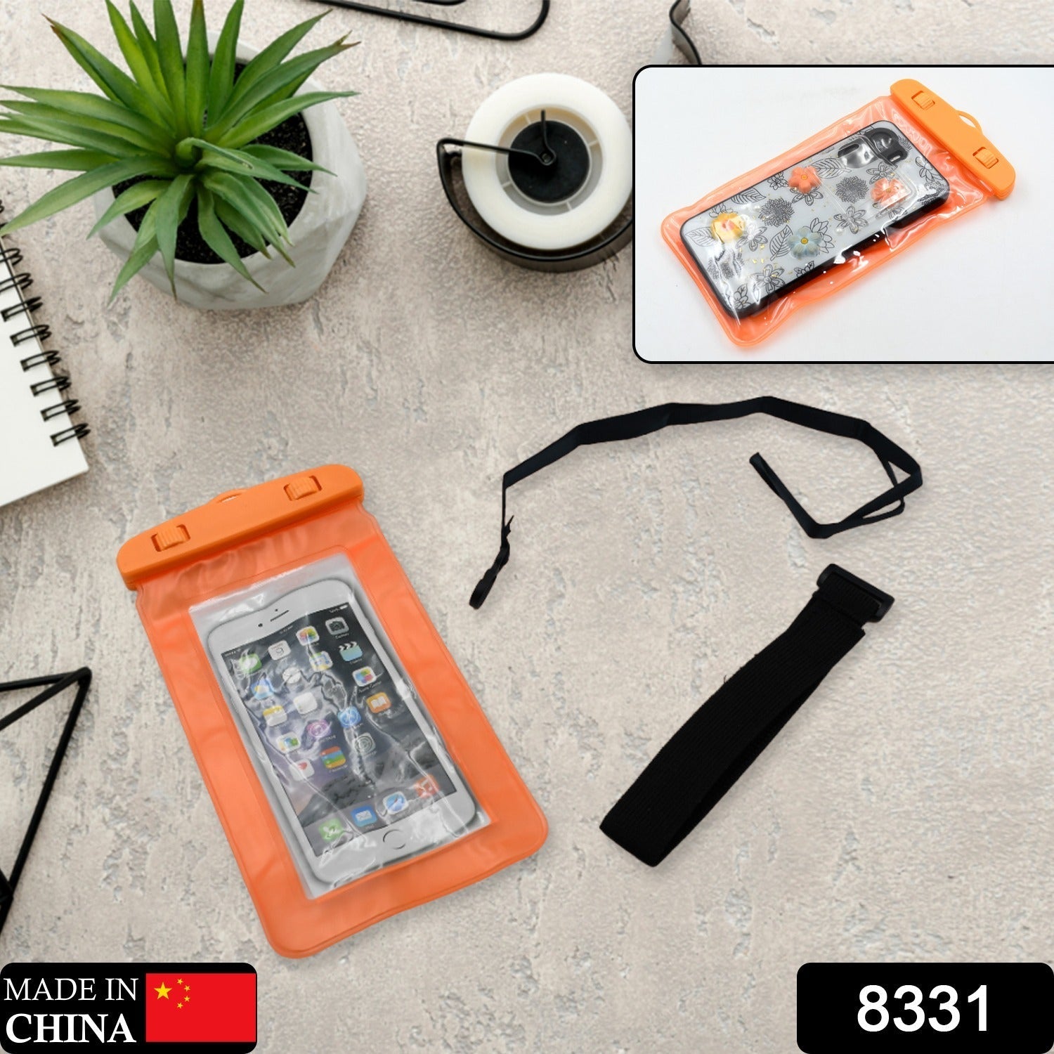 8331 Waterproof Phone Pouch Bag, Clear Underwater Cellphone Dry Bag Protection Cover Bag for Beach Swimming Pool & Camping For all Mobile 8331 Waterproof Phone Pouch Bag, Clear Underwater Cellphone Dry Bag Protection Cover Bag for Beach Swimming Pool & Camping For all Mobile